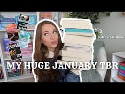 my *overly ambitious* January TBR ✨📚💛