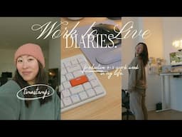 Work to Live Diaries: Timestamped, productive & balanced 9-5 work week in my life 💻