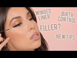 CHATTY GRWM : MY UNDER EYE GLOW UP & NEW WINGED LINER TECHNIQUE