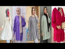 ladest modern dress design for muslim|stylish short top design for muslim ladies