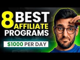 The BEST AFFILIATE PROGRAMS To Promote In 2024 (MAKE MONEY FAST)