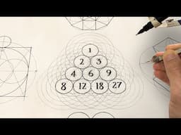 Drawing the secret diagrams of the Quadrivium (Follow along)