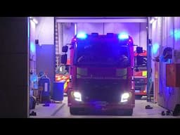 ST.HVIDOVRE (M103) ILD I CONTAINER hovedstadens beredskab brandbil i udrykning fire truck respond