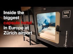 Inside Zürich Airport's Capsule Hotel