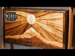 The Sunrise Hall Table (Made with Glowforge)