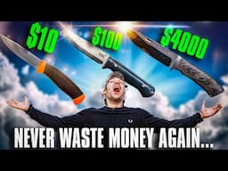 $10 vs $100 vs $4000 knives! Never Waste Money Again!