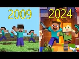 Evolution of Minecraft 2009-2024