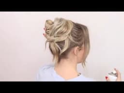 How To Achieve The Perfect Messy Bun In Just 2 Easy Steps!