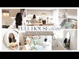 FULL HOUSE CLEAN | *M&S* CLEANING PRODUCTS ONLY!!