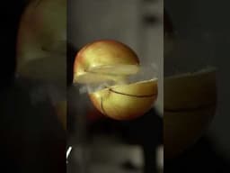 6500RPM Apple #shorts #slowmo #music #bratautumn