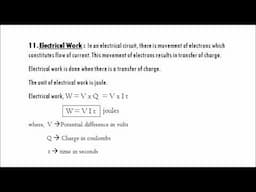 Electrical Work | DC Circuits | Basic Electrical Engineering | Rough Book