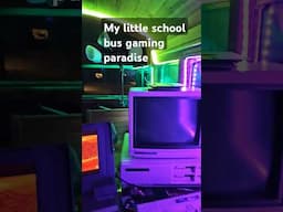 Old computer games in a school bus! #retrocomputer #oldcomputer #retrogaming