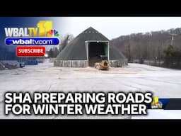 SHA busy preparing roads for winter weather