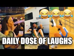 DAILY DOSE OF LAUGHS | Hilarious Compilation of Funny Clips, Fails Stupid Pranks! 🤣🤣🤣