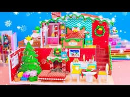 How To Make DREAM Christmas House using Cardboard, DIY Christmas Bedroom | DIY Miniature House