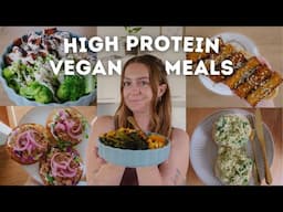 What I eat in a few days (high protein vegan) 🥯