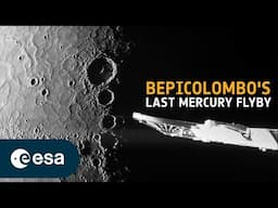 Timelapse of BepiColombo's sixth Mercury flyby