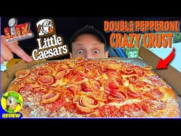 Little Caesars® Double Pepperoni Crazy Crust Pizza Review 🤪✌️🍕 ⎮ Peep THIS Out! 🕵️‍♂️