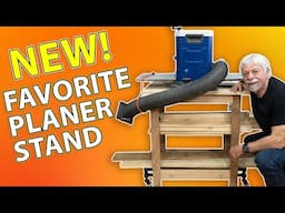 My Favorite NEW Shop Made Planer Stand !!!