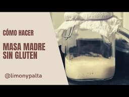 MASA MADRE SIN GLUTEN, CON HARINA DE ARROZ INTEGRAL