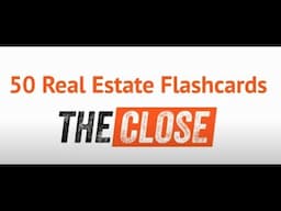 50 Real Estate Flashcards for Exam Practice