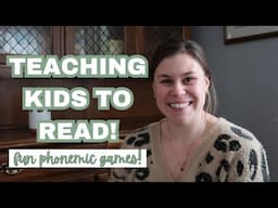 SKILLS TO TEACH A CHILD TO READ // FUN Ways to Teach Phonemic Sounds