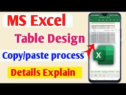 ms excel tablet data copy kaise kare in mobile  | ms excel sheet copy paste process |