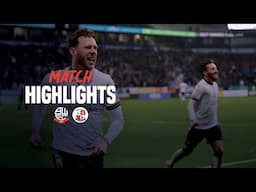 HIGHLIGHTS | Wanderers vs Crawley Town