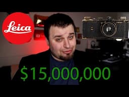 The $15,000,000 Camera....The Most Expensive Camera Ever Sold! Oskar Barnack's 0-Series Leica Camera