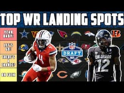 Top 2025 Rookie Wide Receiver LANDING SPOTS | ALL 32 Teams Tiered!