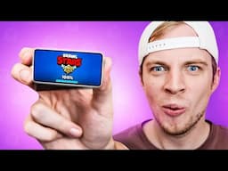 BEATING BRAWL STARS on the WORLD'S SMALLEST SCREEN