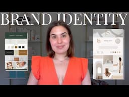 HOW TO CREATE A BRAND BOARD FOR YOUR ONLINE BUSINESS - creating a brand identity mood board on Canva