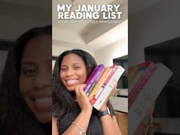 my January reading list! #booktube #reading #75hardchallenge