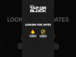 just looking for dates on Grindr: 🔥 or 🚫? #TapOrBlock #TroyeSivan