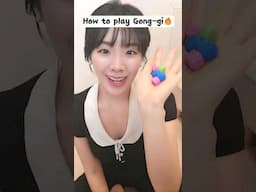 How to play SquidGame Gong-gi #squidgame #gonggi