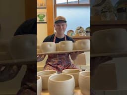 Throwing some ramen bowls on the wheel! #pottery #ceramics #wheelthrowing