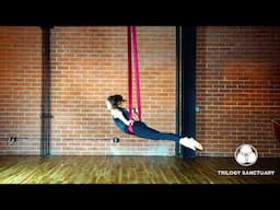 Strength & Stretchy Aerial Yoga Flow! Advanced (45 min) | Trilogy Sanctuary Yoga