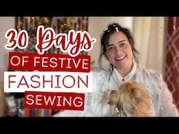 Sew a Holiday FAUX FUR VEST | 30 Days of Festive Fashion Sewing | Day 24