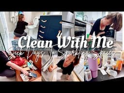 Complete Disaster Cleaning Motivation! Sick Days to Sparkling Spaces / How to Clean House