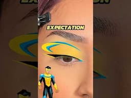 digital art vs. actual makeup look: mark grayson aka #invincible 💙💛 #primevideo #makeup #comics