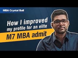 MBA Profile Building + Application Strategy | Kellogg & NYU Stern admit reviews MBA Crystal Ball