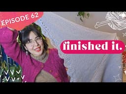 62: Finishing things, knitting with knowledge of the past | The Crimson Stitchery knitting podcast