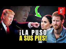 ¡Trump Se Venga De La Esposa Del Príncipe Harry! Meghan Markle Obligada A Callar!