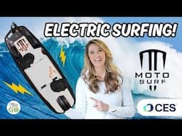 Electric Surfboard at CES 2025 (MotoSurf Carbon Fiber Phase 3  : First Look)