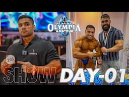 Show Day-01 || Amatuer Olympia|| Registration & Bodyweight|| Mumbai 2024