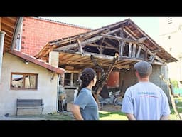 TIMELAPSE | ABANDONED ROTTEN BARN TRANSFORMATION