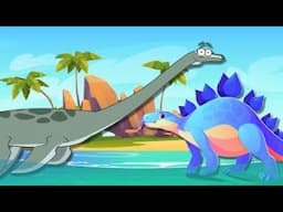 🌊🦖 Dinosaurs Underwater | Cartoon For Kids | Pieiosaurus Dinosaur