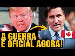 A GUERRA entre EUA vs CANADÁ AGORA É OFICIAL! 😮 🇨🇦 🇺🇸 Canadá Diário News