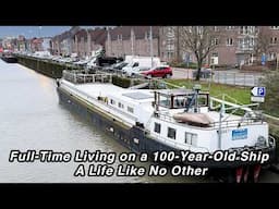 Off-Grid Living on a 1923 Ship: Stunning Tour of This Floating Home and Studio