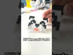 Panda from Minecraft! 🐼 #shorts #minecraft #perlerbead #asmr